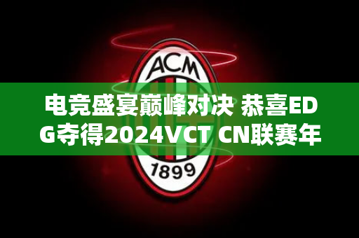 电竞盛宴巅峰对决 恭喜EDG夺得2024VCT CN联赛年度冠军